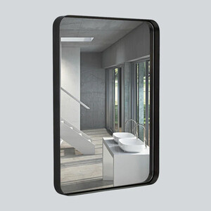 Зеркало Vincea LED 55х80 датчик на движение, черное (VLM-2O550D)