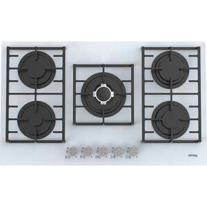 Газовая варочная панель Korting HGG 9835 CTW