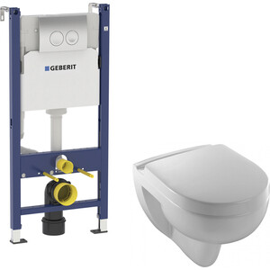 Комплект унитаза Jacob Delafon Odeon up с инсталляцией Geberit (E4705-00, E70011-00, 458.124.21.1)