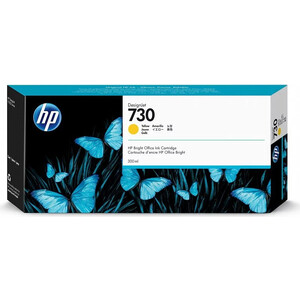 Картридж струйный HP 730 P2V70A желтый (300мл)