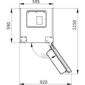 Холодильник Korting KNFC 62029 GN