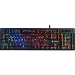 Клавиатура A4Tech Bloody B500N, серый, USB LED