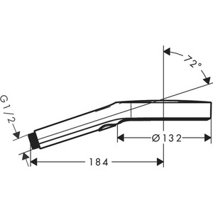 Ручной душ Hansgrohe Rainfinity хром (26865000)