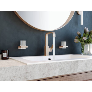 Смеситель для раковины Hansgrohe Metropol с донным клапаном, бронза (32511140)