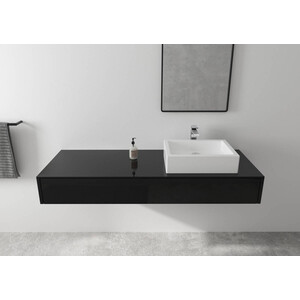 Смеситель для раковины Hansgrohe Vernis Shape черный матовый (71562670)