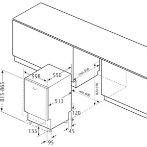 Встраиваемая посудомоечная машина Krona GARDA 60 BI