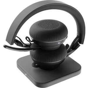 Гарнитура Logitech Headset Wireless Zone Teams Graphite (981-000854)
