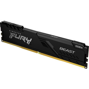 Память оперативная Kingston 16GB DDR4 DIMM 1Gx8 FURY Beast Black (KF432C16BB1/16)