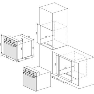 Электрический духовой шкаф Weissgauff EOV 291 PDW