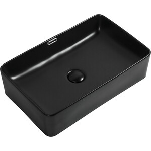 Раковина-чаша Aquanet Perfect 55х35 черная (273676)