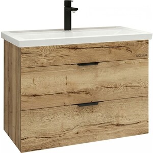 Тумба с раковиной Grossman Форта 70х46 дуб галифакс (107003, 15840)