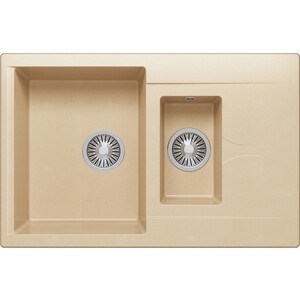 Кухонная мойка Polygran Brig 770 №27 бежевый (621428)