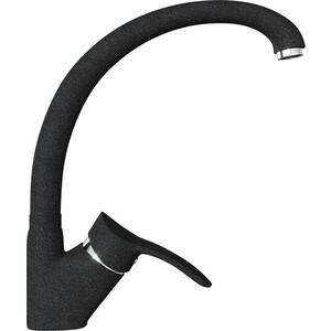 Смеситель для кухни Mixline ML-GS01 высокий, антрацит 343 (4660105233909)