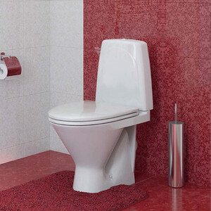 Унитаз-компакт Оскольская керамика Милана Люкс с сиденьем, белый (4631111132340)