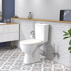 Унитаз-компакт Rosa Стиль с сиденьем микролифт (4630055558391)