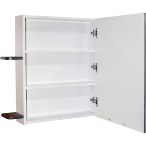 Зеркальный шкаф Mixline Байкал 70 белый/серый (4640030869626)