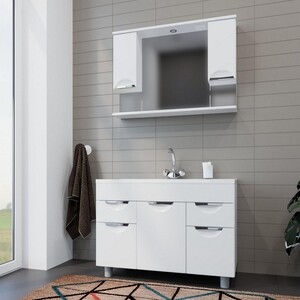 Зеркало-шкаф Mixline Этьен 100 с подсветкой (4640030869848)