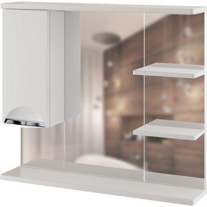 Зеркало-шкаф Mixline Этьен 80 левый, с подсветкой (4640030869831)