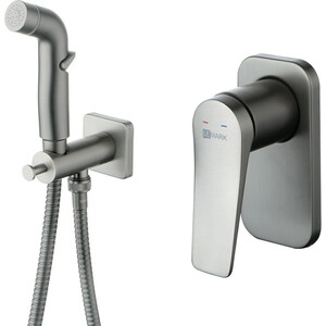 Гигиенический душ Lemark Bronx с гигиенической лейкой, встраиваемый, графит (LM3719GM)