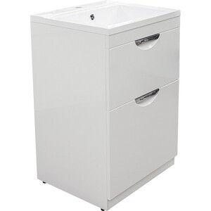 Тумба под раковину Mixline Атлантик 56х47,2 (110/120) белая (4630099744972)