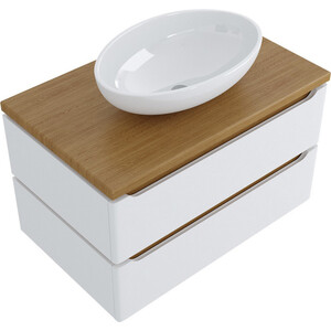 Тумба под раковину Mixline Виктория 81х48 дуб светлый (4630099745856)