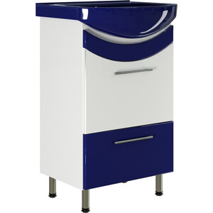 Тумба под раковину Mixline Радуга 46х29 синяя (4640030866823)