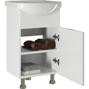 Тумба под раковину Mixline Этьен Элеганс 45х29 белая (4630099744682)