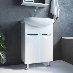 Тумба под раковину Mixline Этьен 54х31 белая (4630099744712)