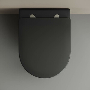 Унитаз подвесной безободковый Ceramicanova Metropol с сиденьем микролифт (CN4002MB)