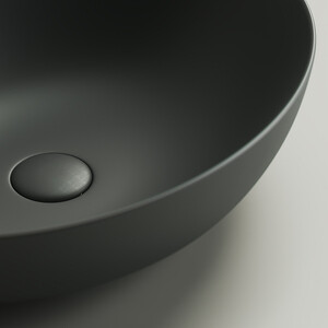 Раковина-чаша Ceramicanova Element 52х40 антрацит, матовая (CN6017MDH)