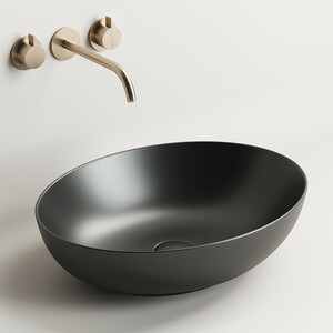 Раковина-чаша Ceramicanova Element 52х40 черная, матовая (CN6017MB)