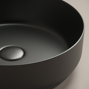 Раковина-чаша Ceramicanova Element 39х39 черная, матовая (CN6022MB)
