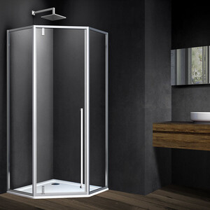 Душевой уголок Vincea Penta VSP-3P 90х90 прозрачный, хром (VSP-3P900CL)