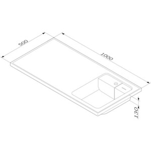 Тумба с раковиной Am.Pm X-Joy 40 правая с 2 ящиками, белый глянец (M85AFSX0402WG, M85AWPR1001WG)