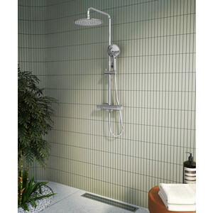 Душевая система Vitra AquaHeat Bliss с термостатом, хром (A47201EXP)