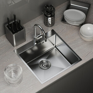 Кухонная мойка Mixline Pro 50х50 сатин (4630099745665)