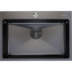 Кухонная мойка Mixline Pro 65х45 черный графит (4630099745757)