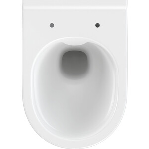 Унитаз подвесной безободковый Cersanit City Oval тонкое сиденье микролифт (63114)