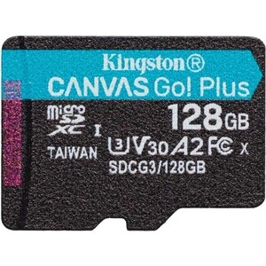 Флеш карта Kingston microSDXC 128Gb Class10 SDCG3/128GBSP Canvas Go! Plus w/o adapter (SDCG3/128GBSP)