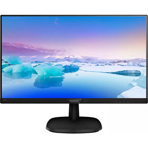 Монитор Philips 23,8" 243V7QDAB 1920x1080 IPS LED 16:9 4ms VGA DVI-D HDMI 10M:1 178/178 250cd Speakers Black (243V7QDAB/00/01) (243V7QDAB/00)
