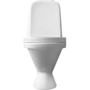 Унитаз-компакт Sanita Самарский Эконом с сиденьем (WC.CC/Samarsky/1-P/WHT.G/S1)