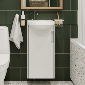 Раковина Sanita Лада 36x31 (WB.MN/Lada/37-L/WHT.G/S1)