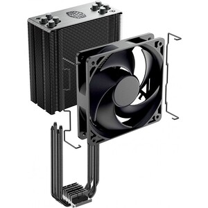 Кулер для процессора Cooler Master CPU Cooler Hyper 212 Black Edition, 650 - 2000 RPM, 150W, Full Socket Support (RR-212S-20PK-R1)
