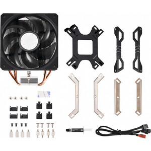 Кулер для процессора Cooler Master CPU HYPER 212 EVO V2, 650-1800 RPM, 150W, 4-pin, Full Socket Support (RR-2V2E-18PK-R1)
