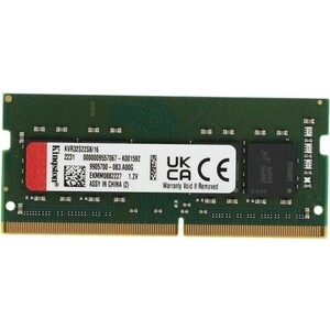 Память оперативная Kingston SODIMM 16GB 3200MHz DDR4 Non-ECC CL22 SR x8 (KVR32S22S8/16)