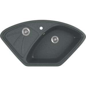 Кухонная мойка GreenStone GRS-10E-343 антрацит