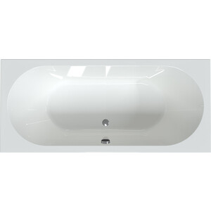 Акриловая ванна Radomir Вальс 180х80 на каркасе, с панелью и сливом-переливом (1-01-2-0-9-183К)