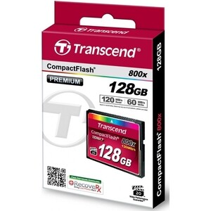 Карта памяти Transcend 128GB Compact Flash 800x (TS128GCF800)