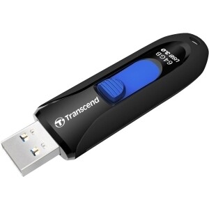 Флеш-накопитель Transcend 64GB JetFlash 790 (Black/blue) (TS64GJF790K)