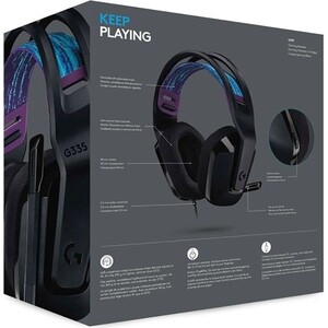 Гарнитура Logitech G335 Wired Gaming Headset - BLACK - 3.5 MM - EMEA - 914 (981-000978)